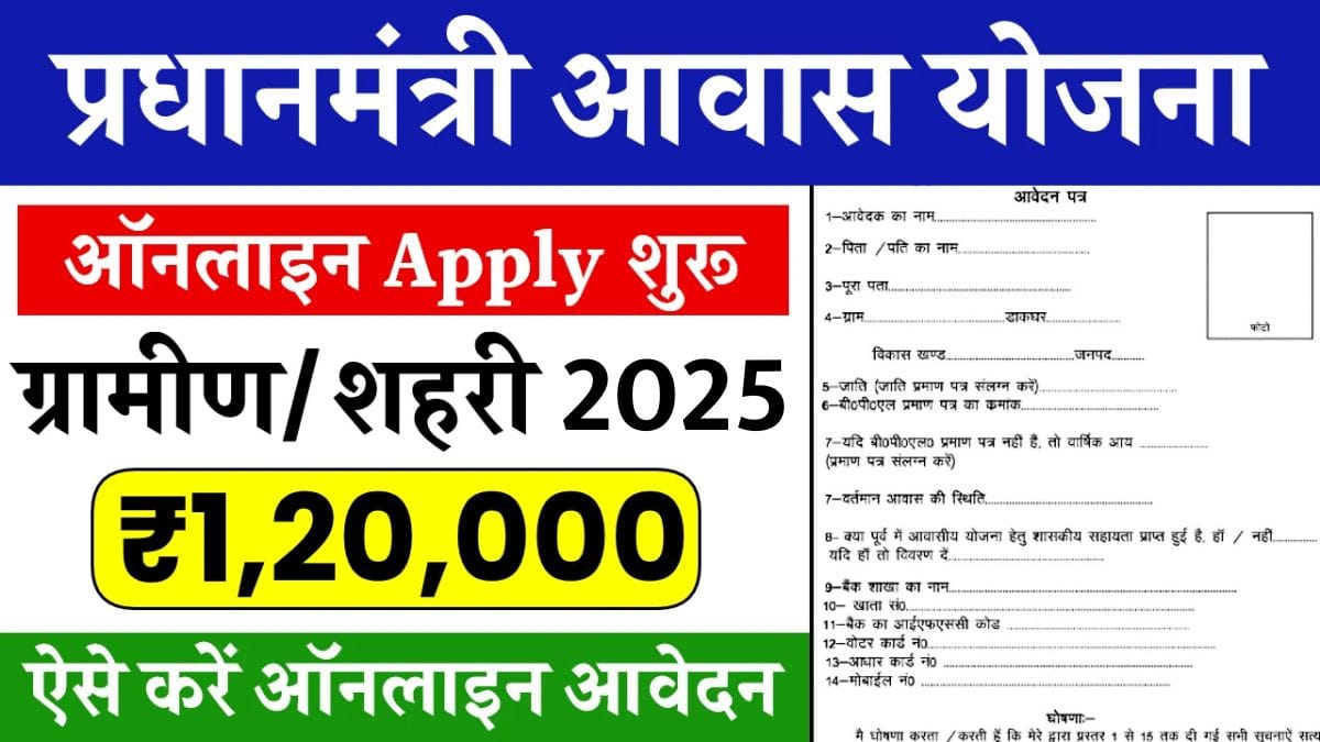 PM Awas Yojana Registration: प्रधानमंत्री आवास योजना के लिए ऑनलाइन रजिस्ट्रेशन शुरू