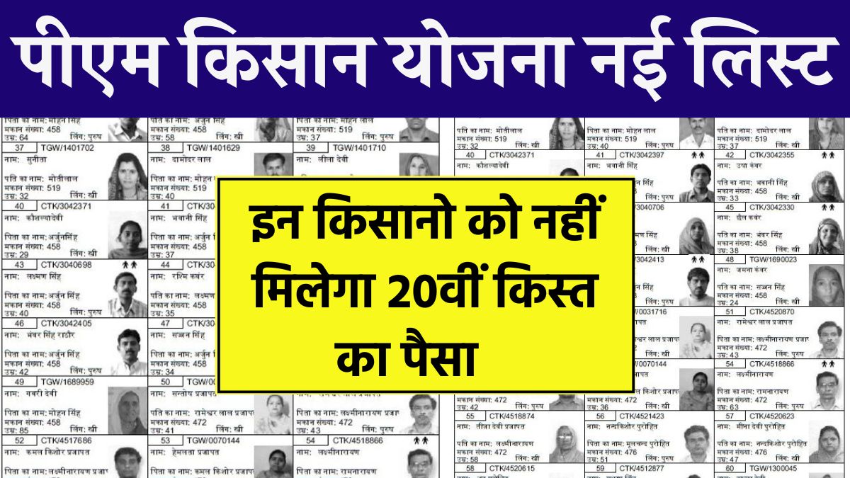 PM Kisan Yojana Gramin List: पीएम किसान योजना नई लिस्ट जारी