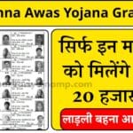 Ladli Behna Awas Yojana Gramin List: सिर्फ इन महिलाओं को मिलेंगे 1 लाख 20 हजार रुपये