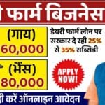 Dairy Farm Business Loan 2025: डेयरी फार्म बिजनेस लोन के लिए नए आवेदन शुरू