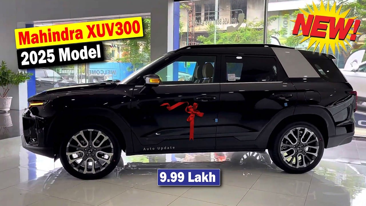 Mahindra XUV300 2025 – 37 KM/L Hybrid Efficiency, Panoramic Roof, ADAS Safety Tech & Premium Interiors at ₹1.75 Lakh Down!