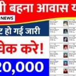 लाडली बहना आवास योजना 2025: ₹1,20,000 की नई लाभार्थी लिस्ट जारी, जानिए पूरा अपडेट